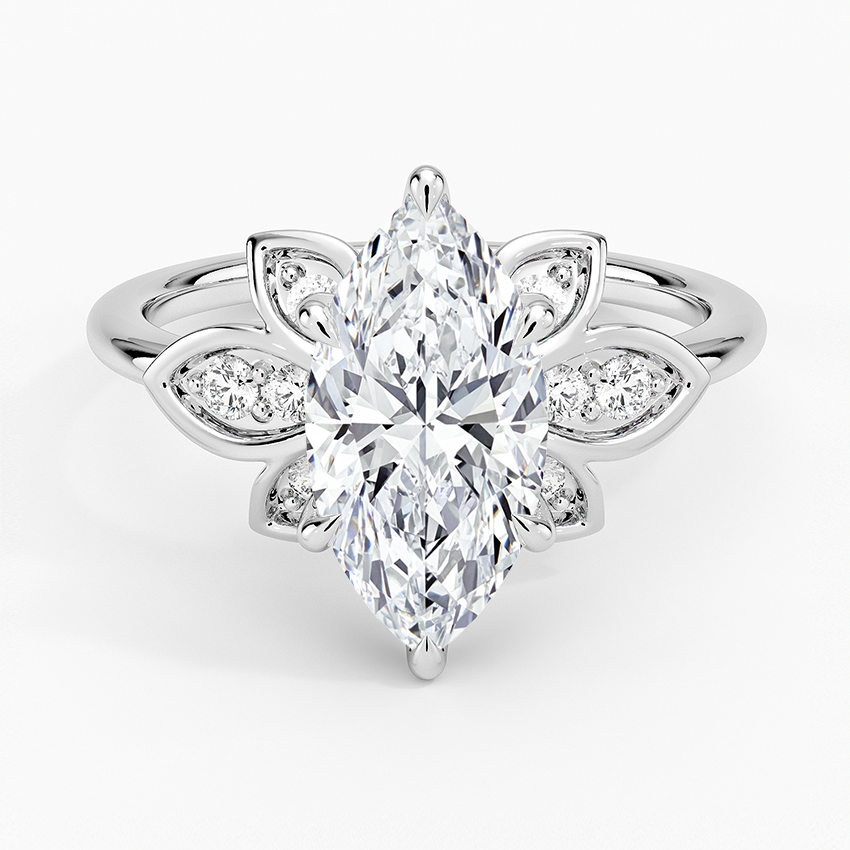 Luxe Fiore Diamond Engagement Ring