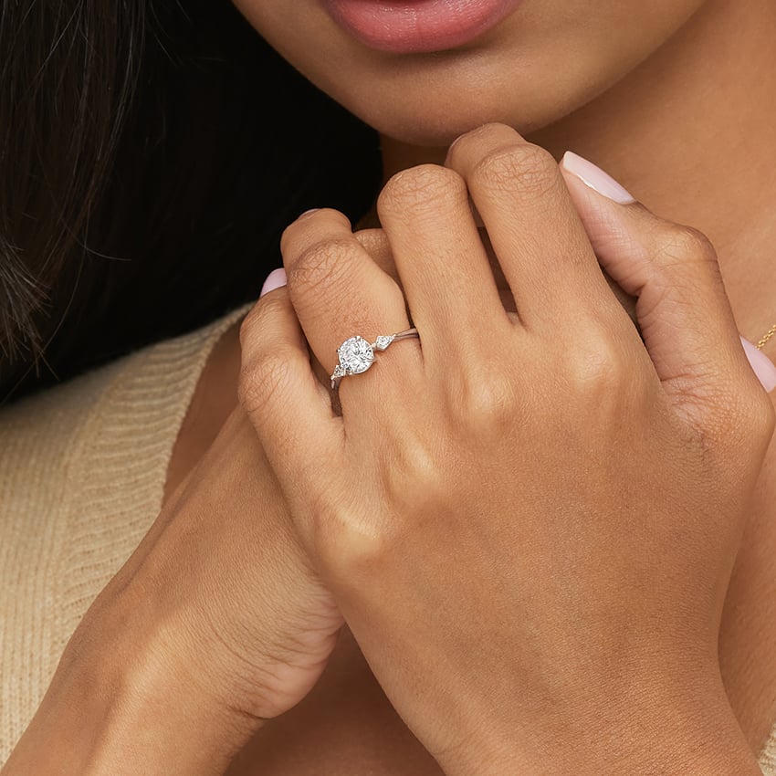 Cometa Three Stone Diamond Engagement Ring