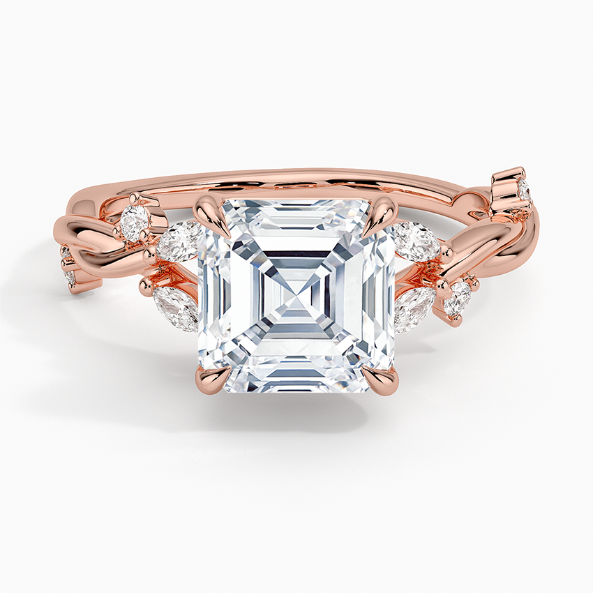 Azalea Twist Diamond Engagement Ring