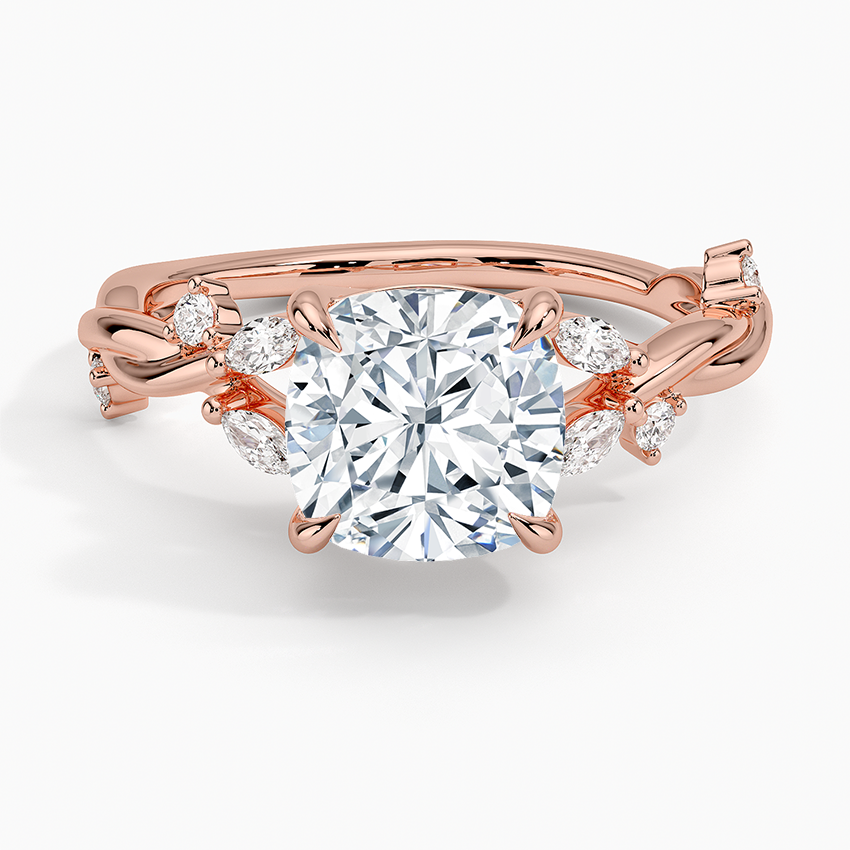 Azalea Twist Diamond Engagement Ring