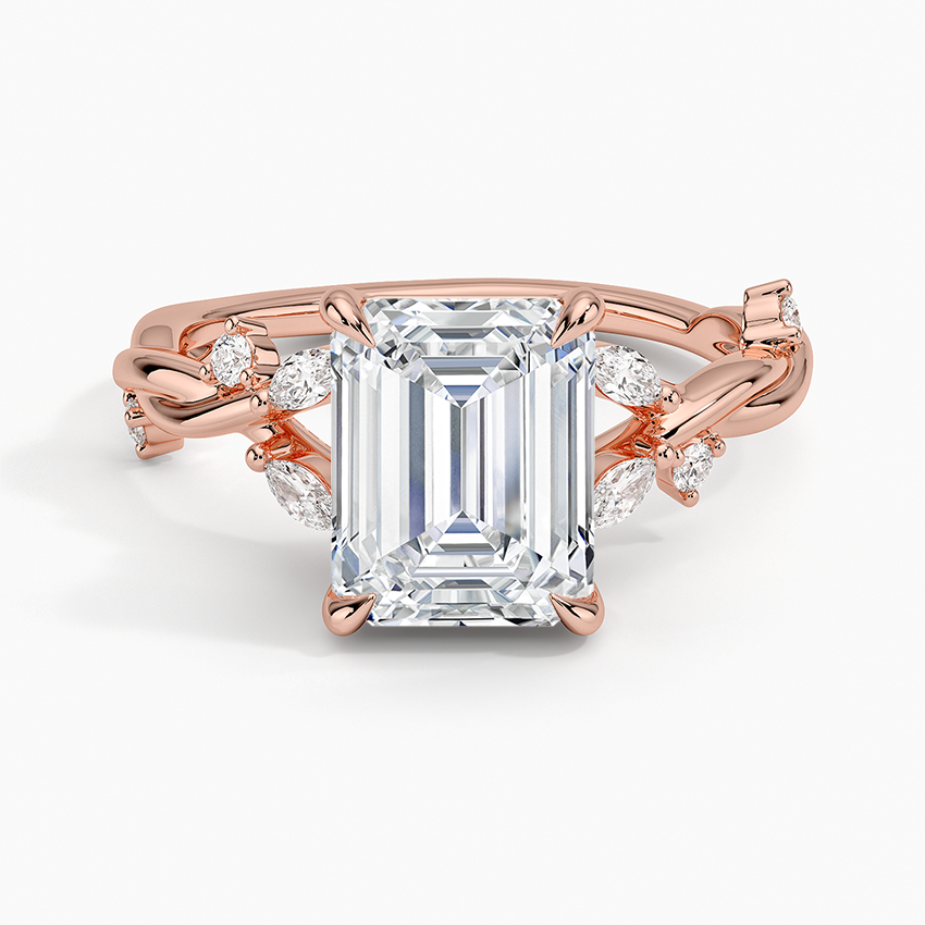 Azalea Twist Diamond Engagement Ring