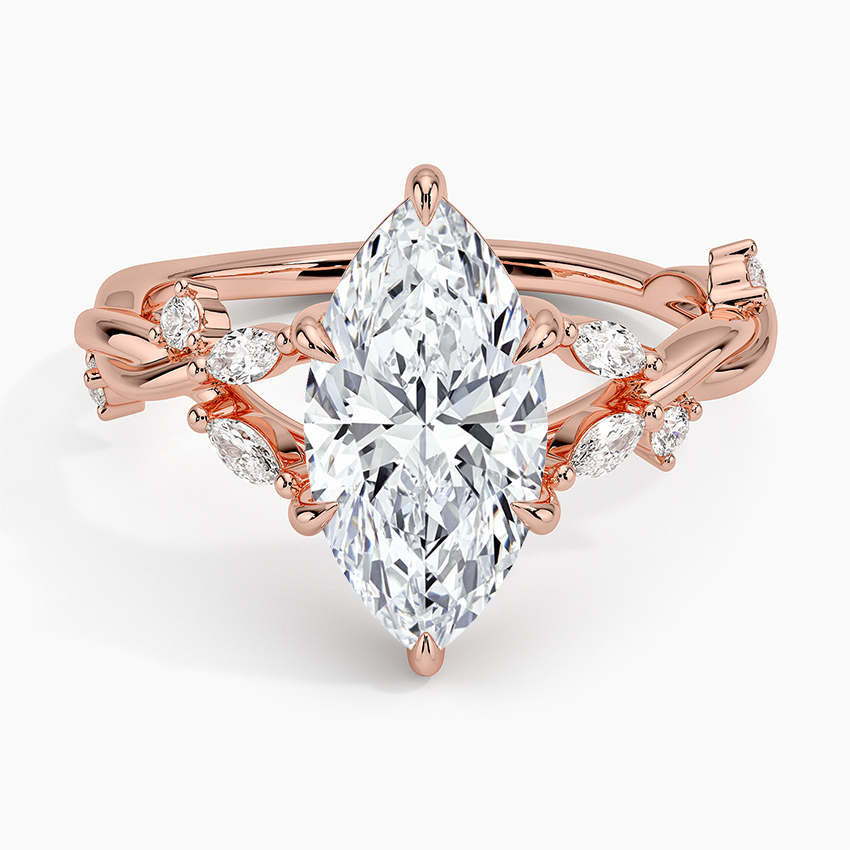 Azalea Twist Diamond Engagement Ring
