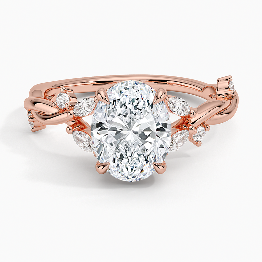 Azalea Twist Diamond Engagement Ring