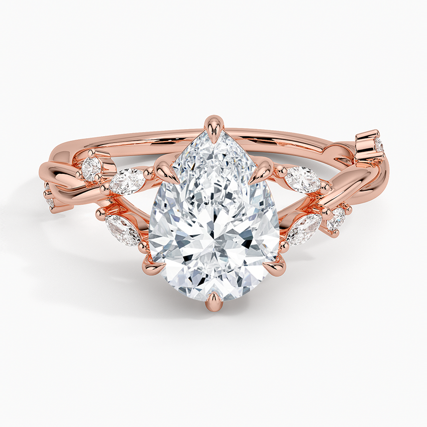 Azalea Twist Diamond Engagement Ring