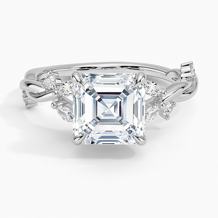 Azalea Twist Diamond Engagement Ring