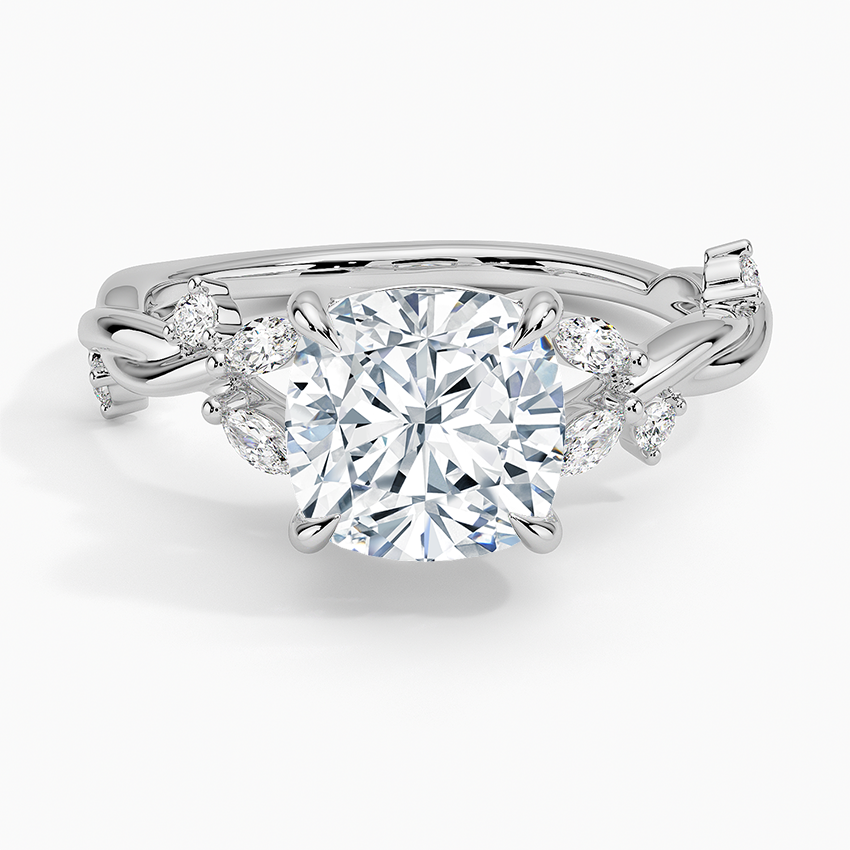 Azalea Twist Diamond Engagement Ring