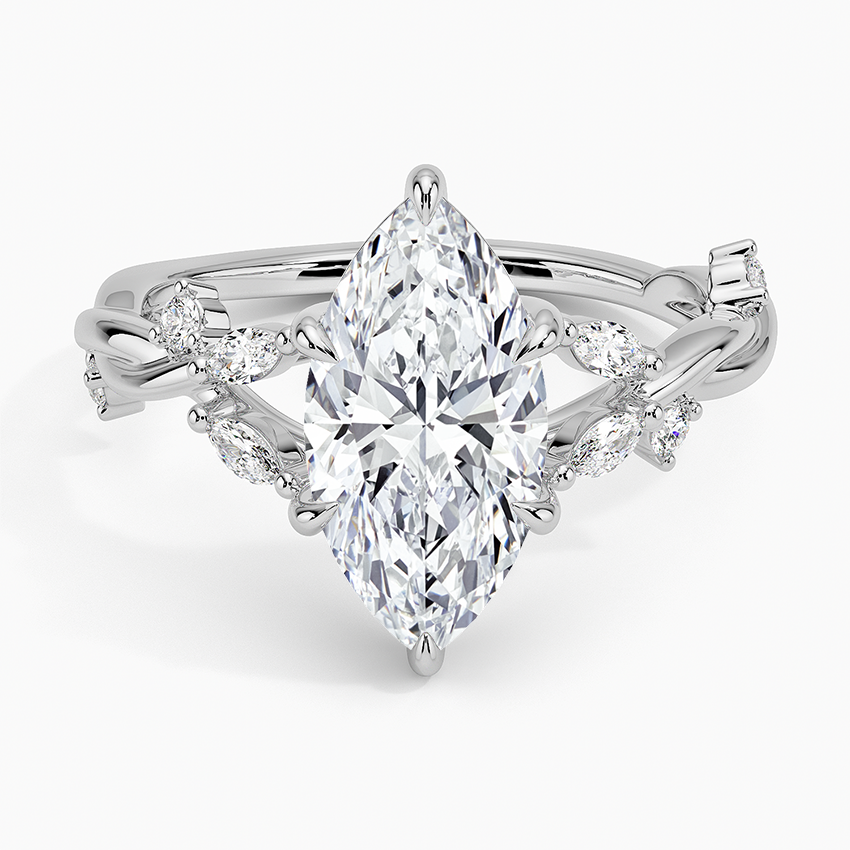Azalea Twist Diamond Engagement Ring