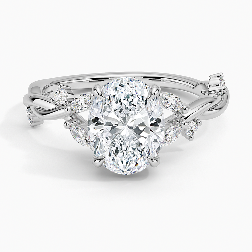 Azalea Twist Diamond Engagement Ring