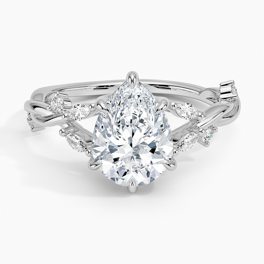 Azalea Twist Diamond Engagement Ring