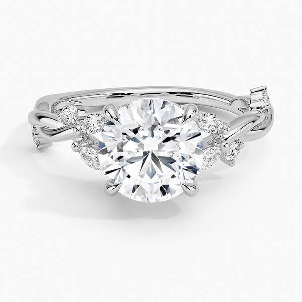 Azalea Twist Diamond Engagement Ring