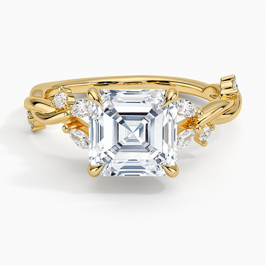 Azalea Twist Diamond Engagement Ring