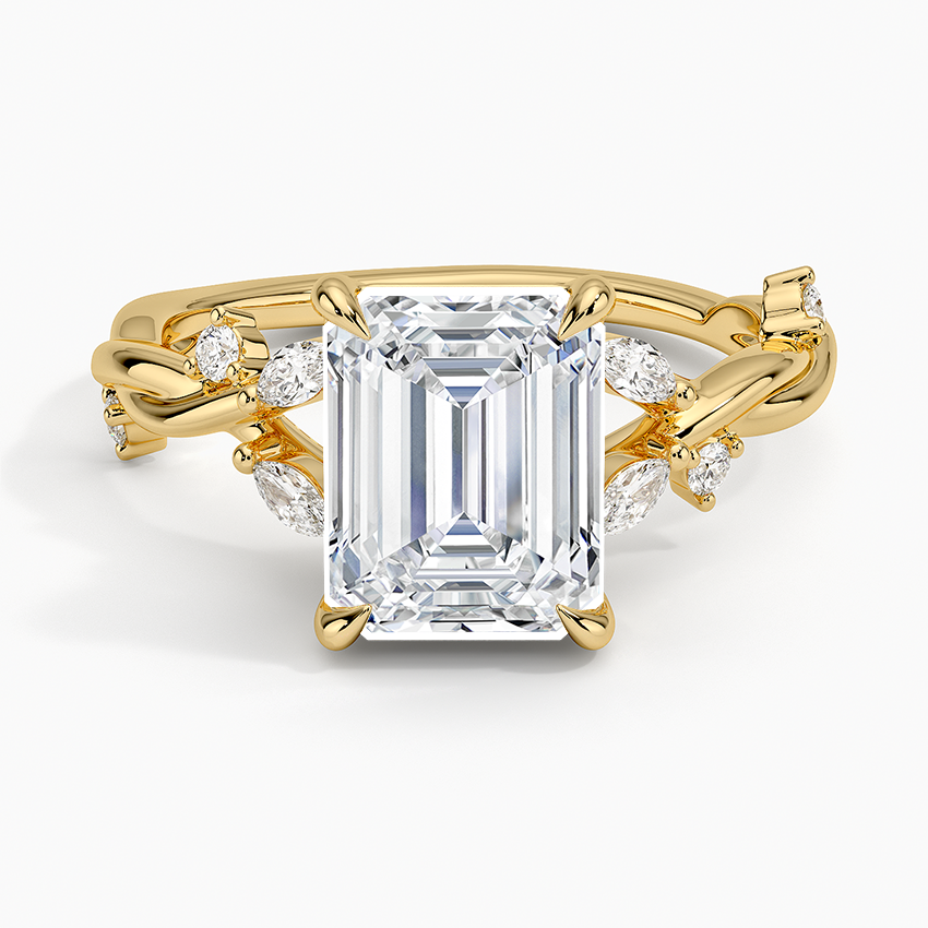 Azalea Twist Diamond Engagement Ring