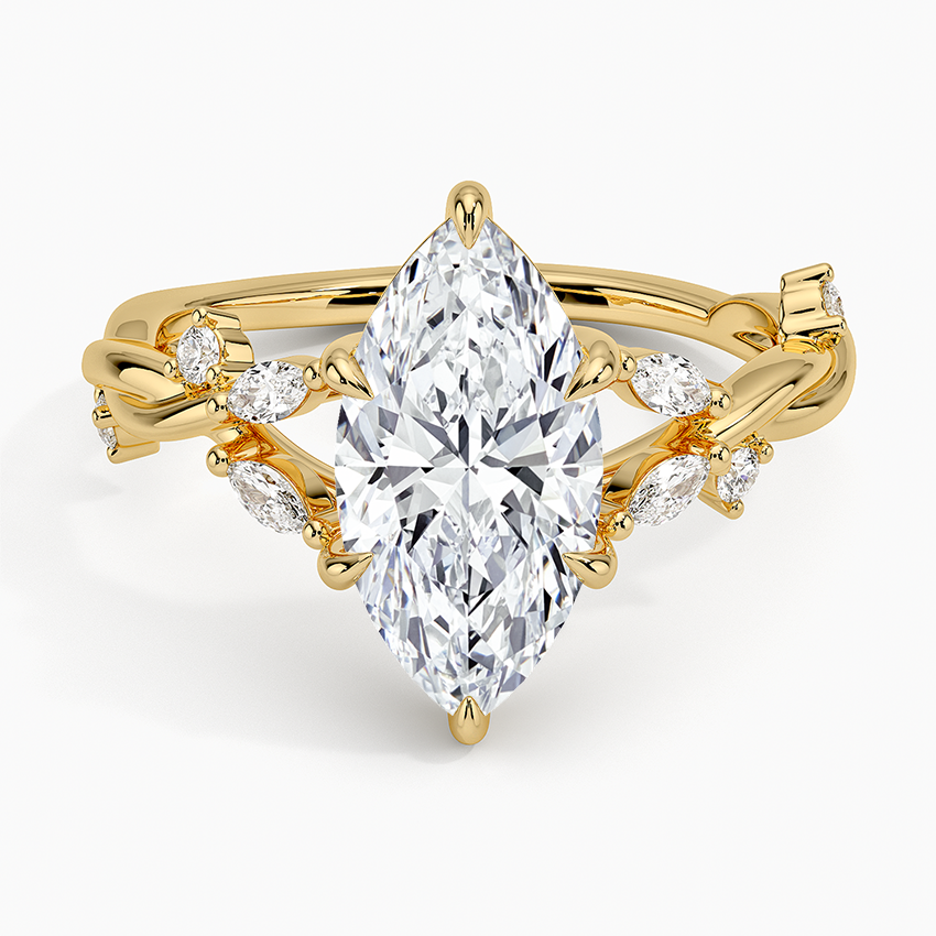 Azalea Twist Diamond Engagement Ring
