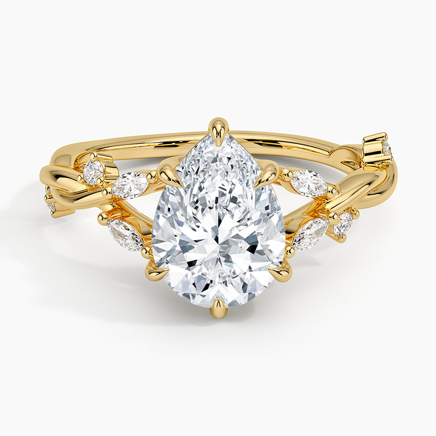 Azalea Twist Diamond Engagement Ring