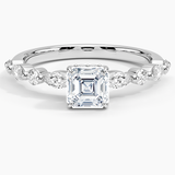 Versailles Hidden Halo Diamond Engagement Ring