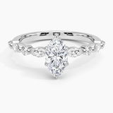 Versailles Hidden Halo Diamond Engagement Ring