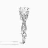 Secret Garden Three Stone Diamond Engagement Ring