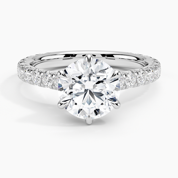 Sienna Three-Quarter Coverage Diamond Engagement Ring