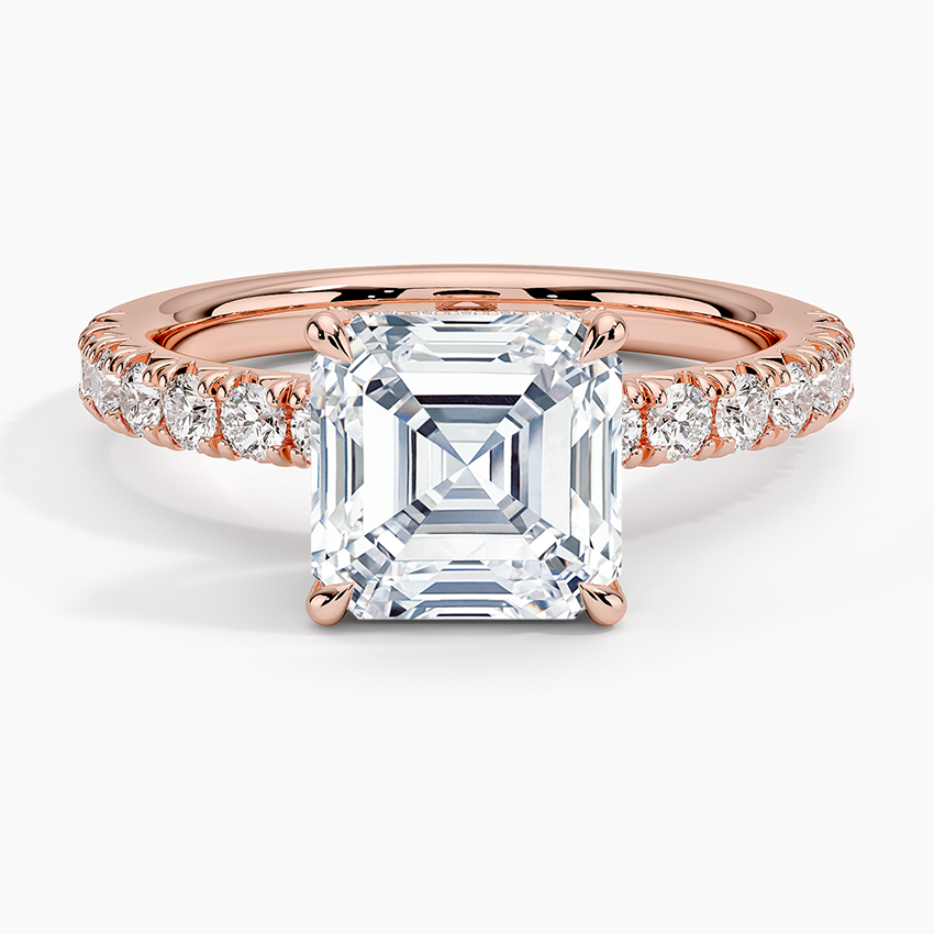 Olympia Half Coverage Diamond Engagement Ring