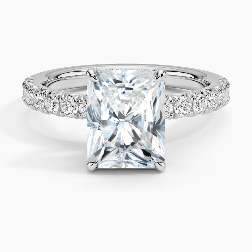 Olympia Half Coverage Diamond Engagement Ring