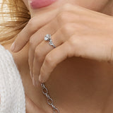 Arden Diamond Engagement Ring in white gold