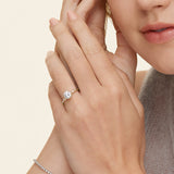 Rochelle Diamond Engagement Ring in yellow gold