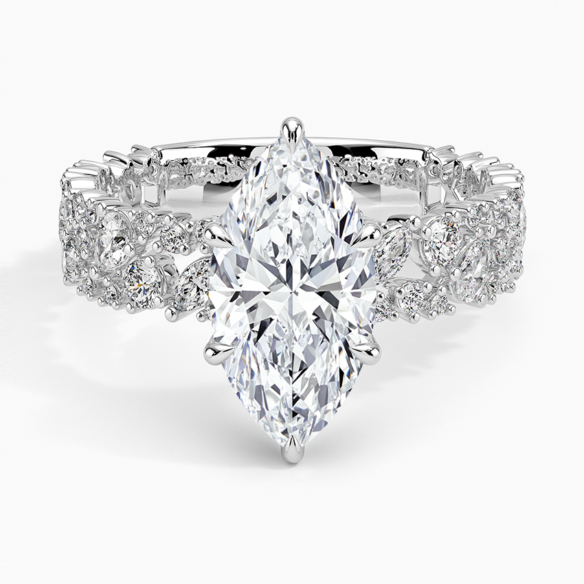 Glacé Diamond Engagement Ring