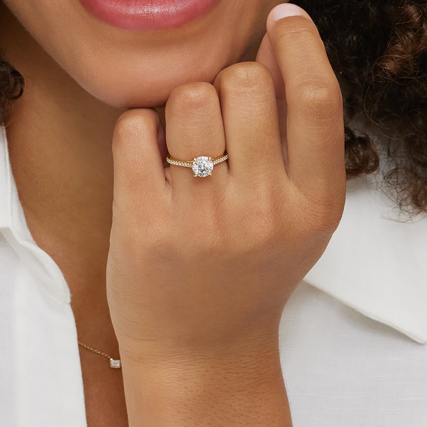 Luxe Dawn Diamond Engagement Ring