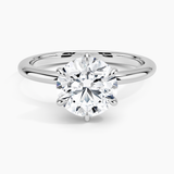 Esme Hidden Halo Diamond Engagement Ring