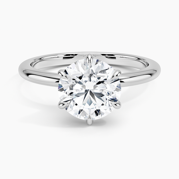 Esme Hidden Halo Diamond Engagement Ring