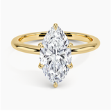 Esme Hidden Halo Diamond Engagement Ring
