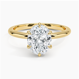 Esme Hidden Halo Diamond Engagement Ring