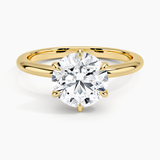Esme Hidden Halo Diamond Engagement Ring