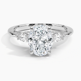Simply Tacori Three Stone Marquise Diamond Engagement Ring