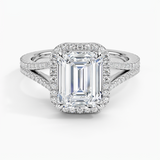 Fortuna Halo Diamond Engagement Ring