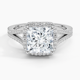 Fortuna Halo Diamond Engagement Ring