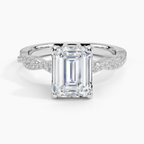 Petite Luxe Twisted Vine Diamond Engagement Ring