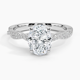 Petite Luxe Twisted Vine Diamond Engagement Ring