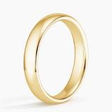 Comfort Fit 4mm Wedding Ring in yellow gold