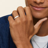 Comfort Fit 4mm Wedding Ring in white gold