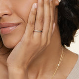 3mm Comfort Fit Wedding Ring in white gold