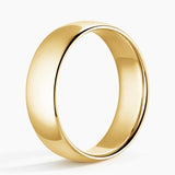 Comfort Fit 6mm Wedding Ring in yellow gold