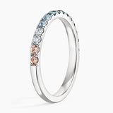 Nimbus Ombre Ring in white gold