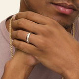 Comfort Fit 5mm Wedding Ring in white gold
