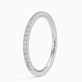 Ballad Three-Quarter Coverage Diamond Ring (1/4 ct. tw.) in white gold — side view
