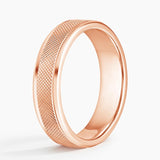 Maverick 5.5mm Wedding Ring in rose gold