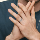 Maverick 5.5mm Wedding Ring in white gold