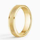Maverick 5.5mm Wedding Ring in yellow gold
