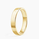 Mojave Slim Profile 4mm Wedding Ring in yellow gold