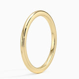 1.5mm Comfort Fit Wedding Ring in yellow gold — side view